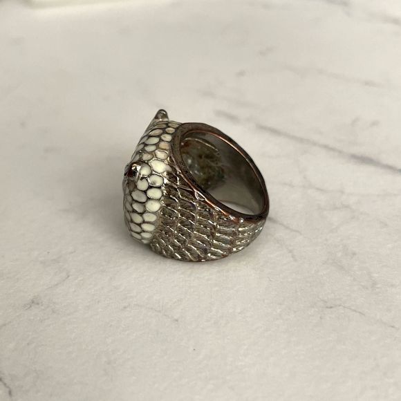 Owl Face Ring - Picture 5 of 6